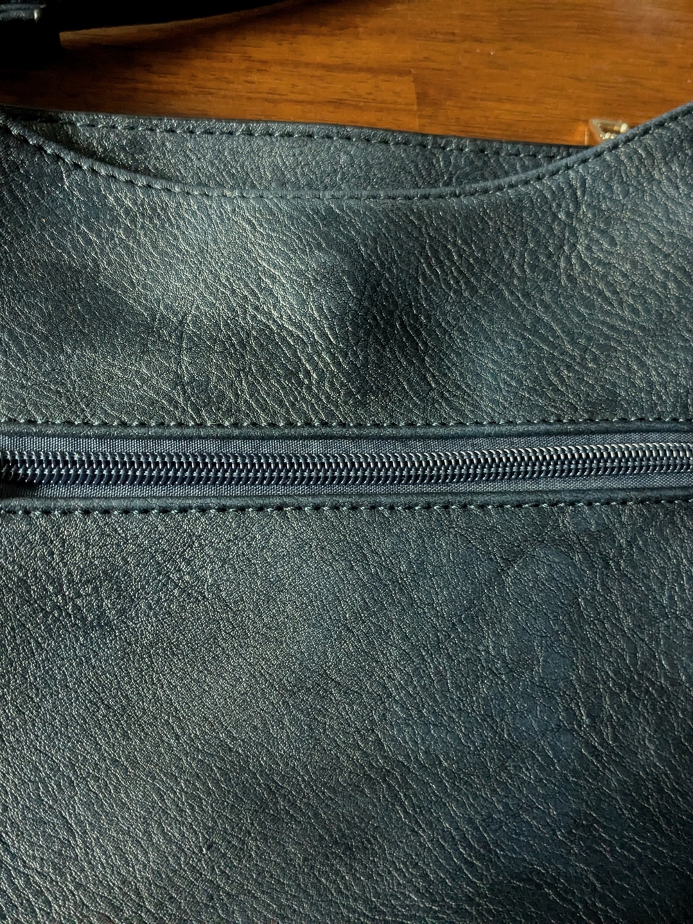 Jen & Co. Emma Navy Crossbody Shoulder Bag Vegan Leather View 4